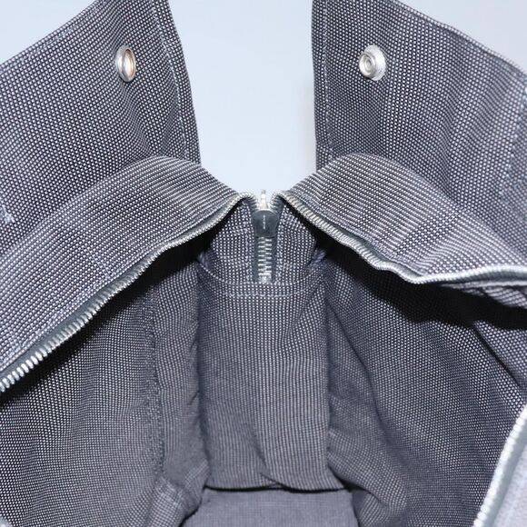 Hermès Herline Grey Canvas Tote Bag (Pre-Owned) - Picture 14 of 16